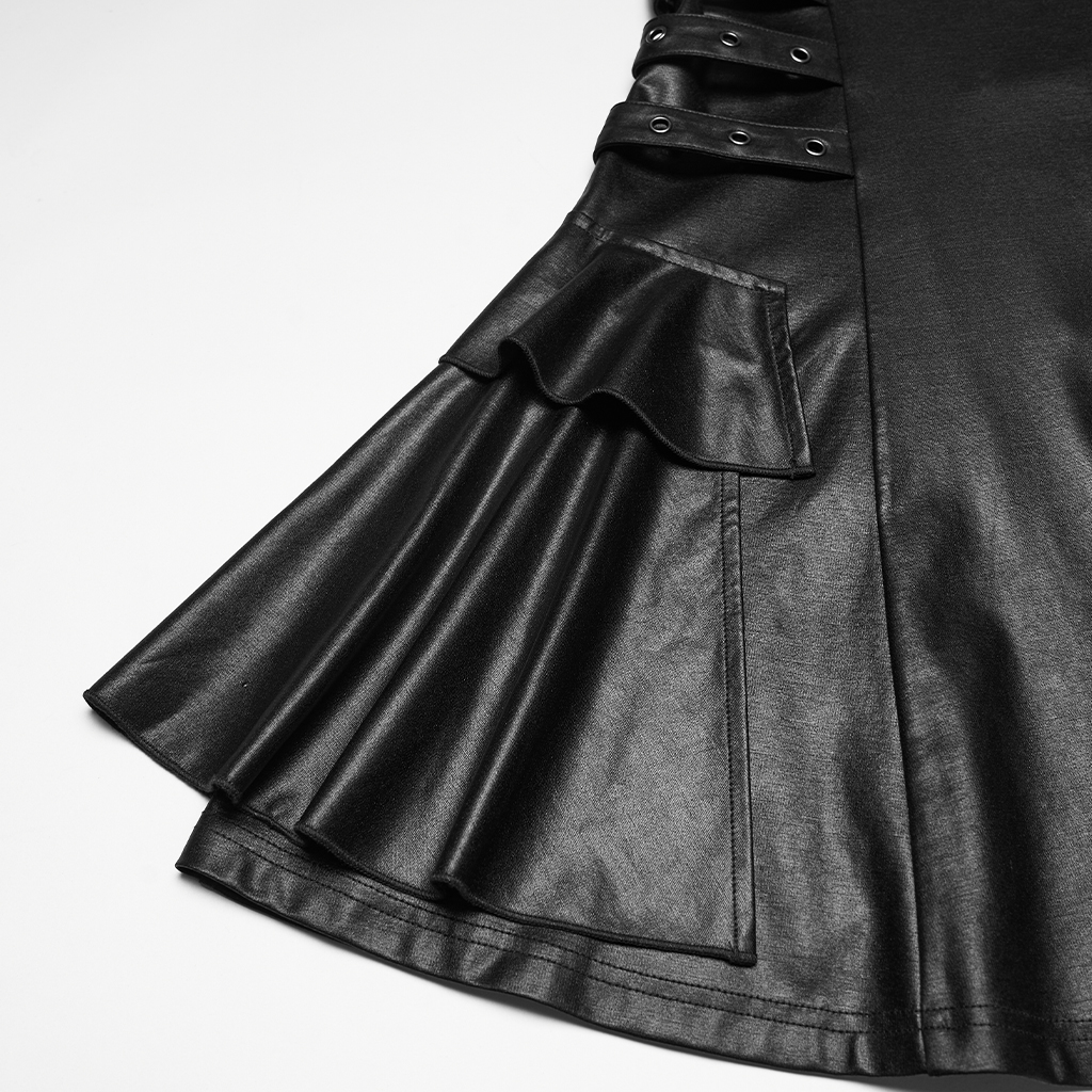 Metal Rivets Punk Slip Dress - Image 8