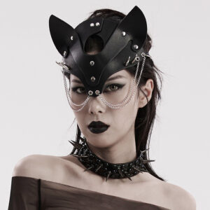 Double Chains Punk Fox Mask