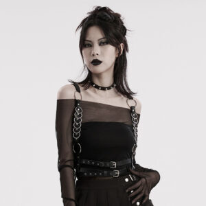 PU Leather Punk Waist Harness