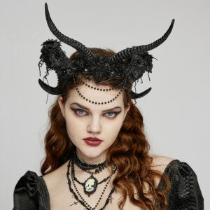 Goth Horn Headwear