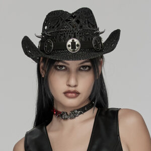 PUNK RAVE Distressed Craftsmanship Punk Personalized Hat