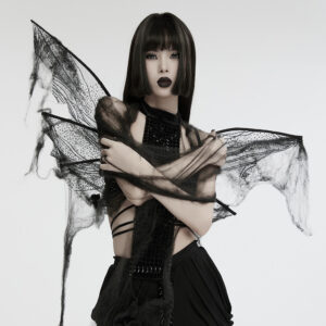 Shimmering Mesh Gothic Butterfly Wings