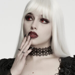 Vintage Cross Lace Choker