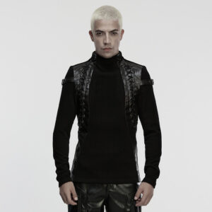 Punk Knitted Handsome T-Shirt