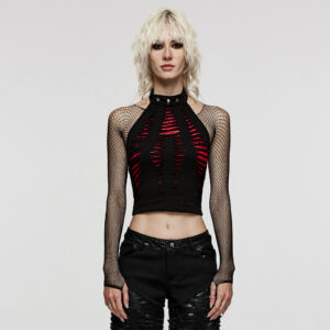 Spider Print Tank Top Vest - Red