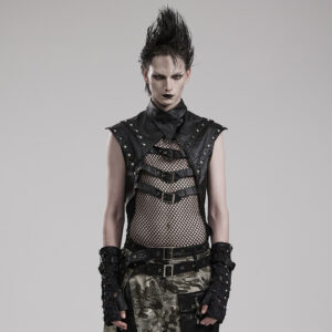 Metal Punk Perspective Vest