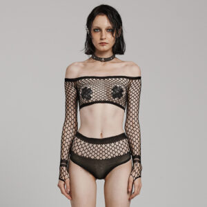 Punk Mesh Tee Set