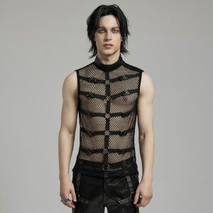 Punk Personalized Mesh Tank Top
