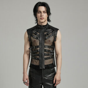 Punk Handsome Hollow Vest
