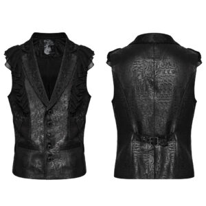 3D Ruffles Goth Gorgeous Vest