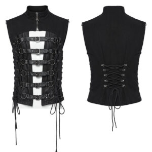 PUNK RAVE Half Cut Punk Waistcoat