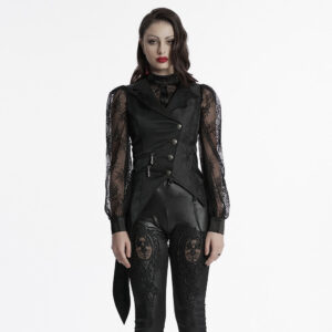 Dark Night Goth Asymmetric Vest