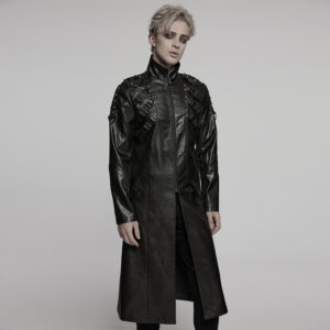 Stand Up Collar Rugged Silhouette Cyberpunk Jacket