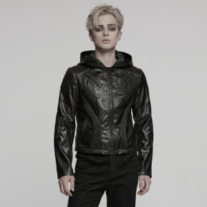 Hooded Detachable Punk Jacket