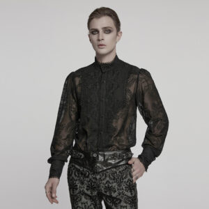 Goth Chiffon Shirt