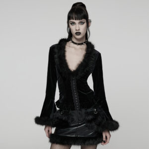 Goth V-Neck Cardigan