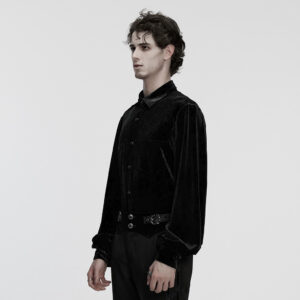 Daily Goth Velvet Shirt