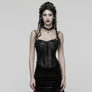 Goth Rose Corset Top
