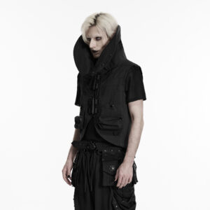 Punk Heavy-Duty  Distressed Vest