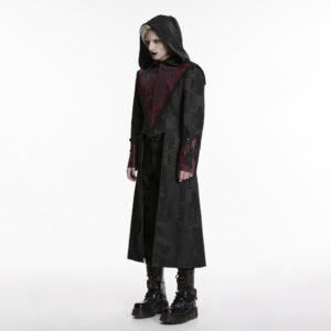 Black-Red Assassin's Creed Embroidered Coat