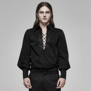 Gothic Fire Dragon Long Sleeve Shirt