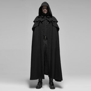 Woven Fabric Rococo Long Cloak
