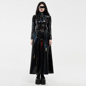 Cyber Rococo Laser Long Coat