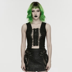 Punk Hollow Split Vest