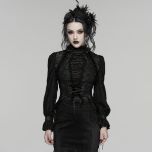 Black Goth Palace Vest