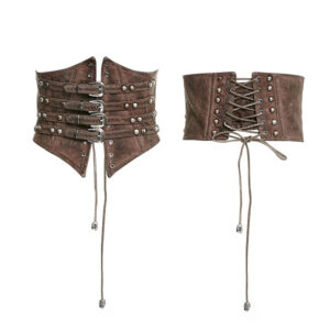 PUNK RAVE Steam Punk Brown Girdle