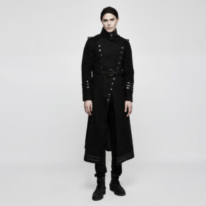 Military Uniform Long Coat Jacket