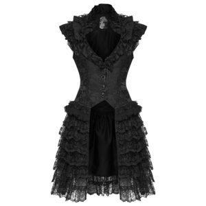 Goth Layered Skirt Vest