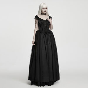 Victorian Gothic Dress- Black