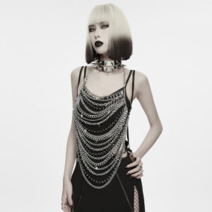 Punk Spiked Halter-Neck Body Chain