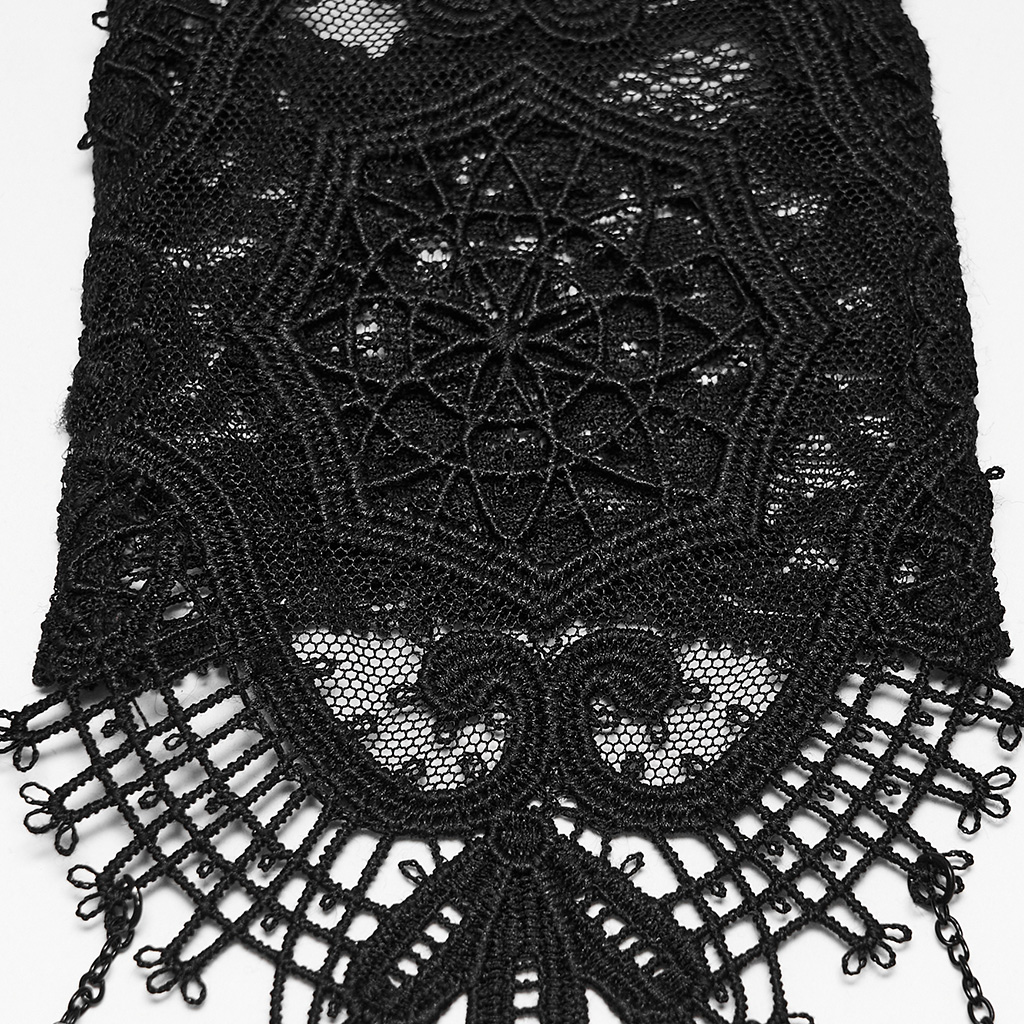 Vintage Gothic Elegant Lace Gloves - Image 7