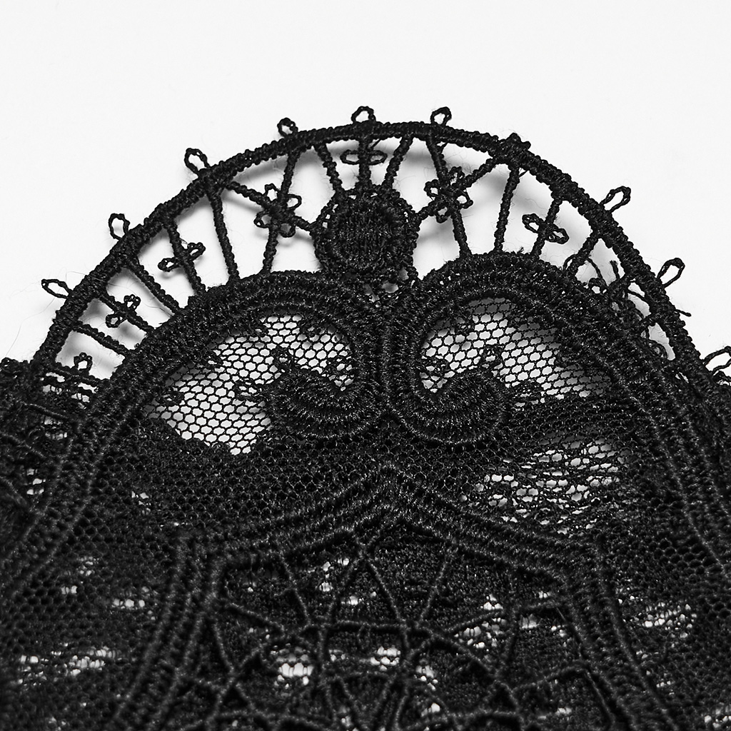 Vintage Gothic Elegant Lace Gloves - Image 8