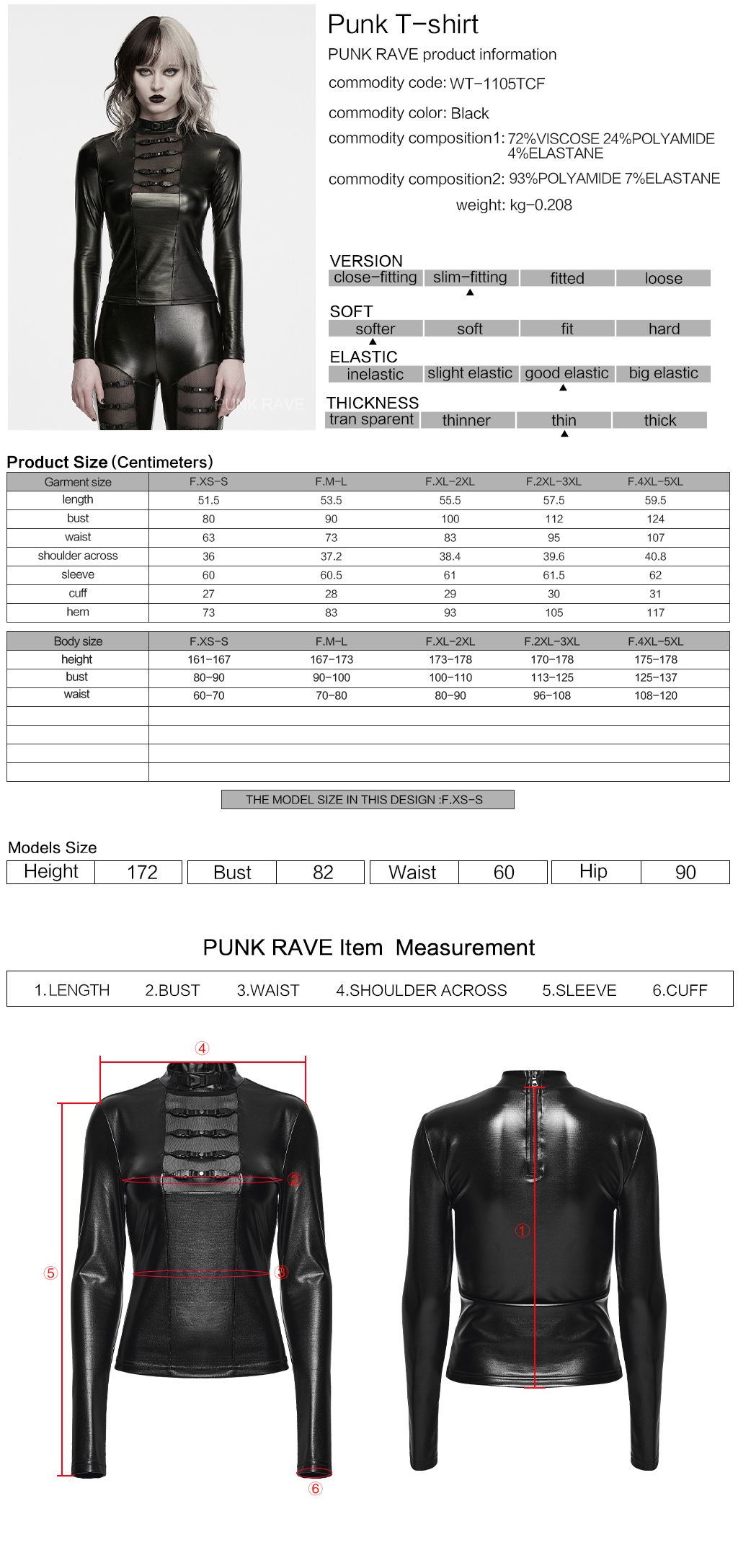 Cyberpunk Buckle Long Sleeve T-Shirt - Image 10