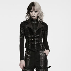 Punk Functional Plush Vest