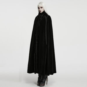 Goth Dark Night Noble Velvet Cloak