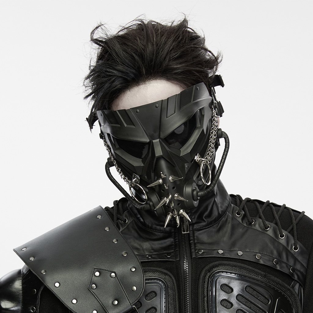 Spiked Cyber Mechanical Mask - Image 2