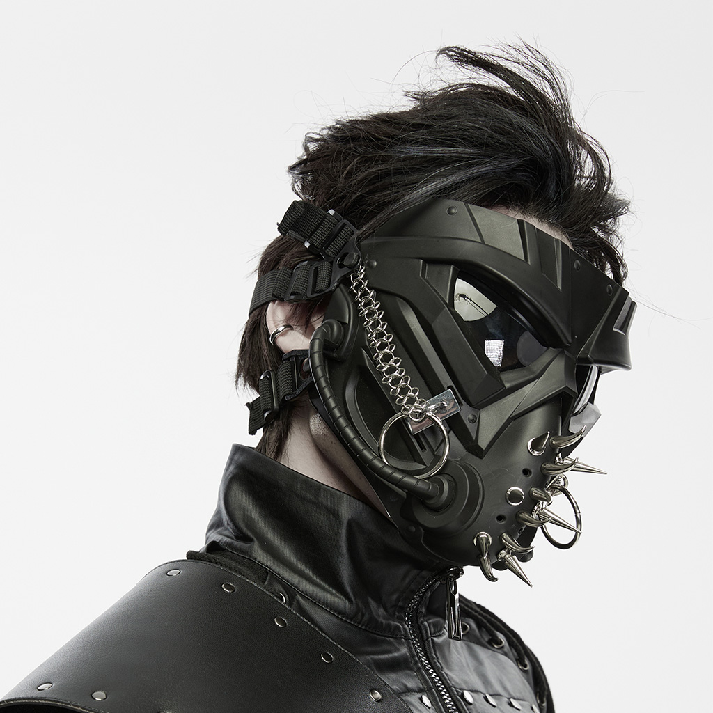 Spiked Cyber Mechanical Mask - Image 3