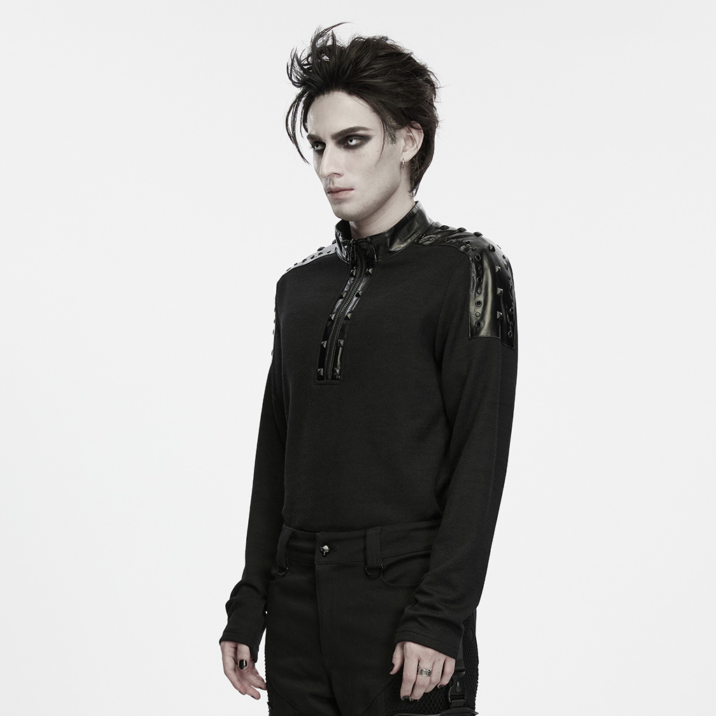 Punk Metal Trimmed Long Sleeve - Image 3