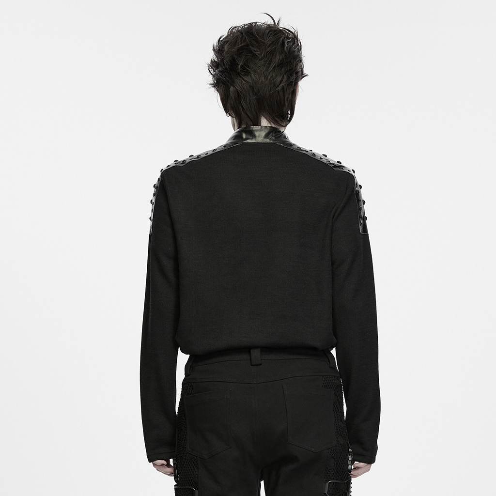 Punk Metal Trimmed Long Sleeve - Image 4