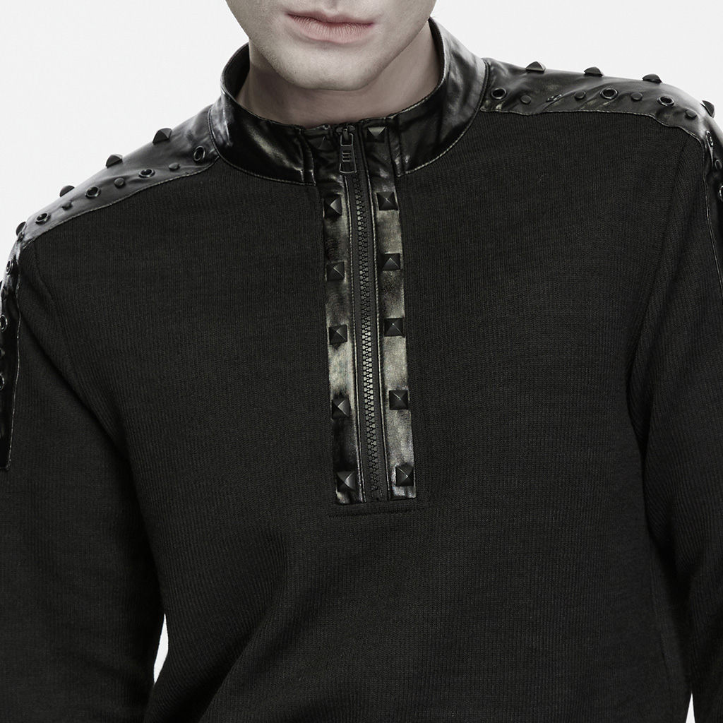 Punk Metal Trimmed Long Sleeve - Image 5