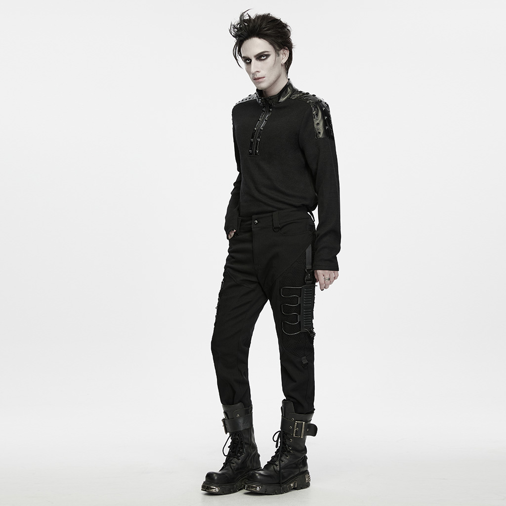 Punk Metal Trimmed Long Sleeve - Image 6