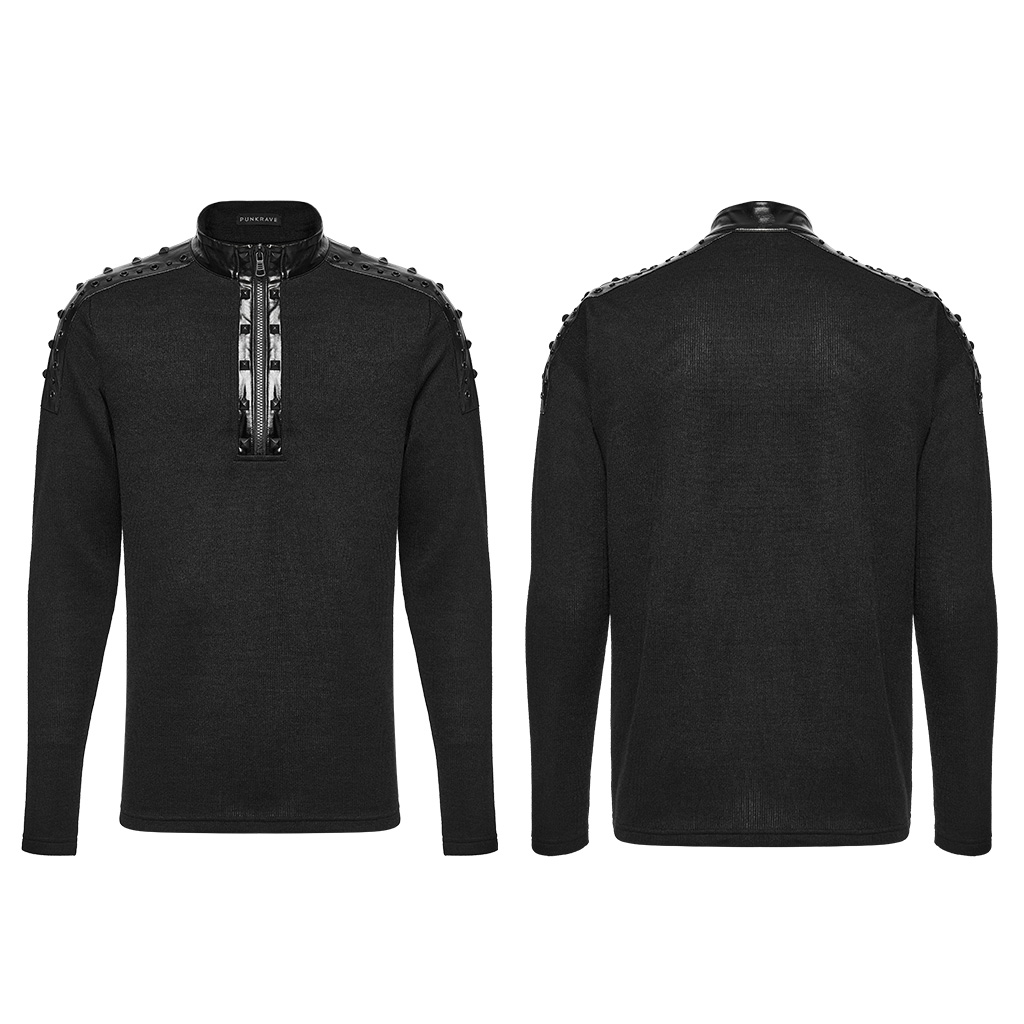 Punk Metal Trimmed Long Sleeve - Image 7
