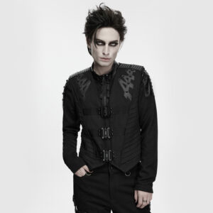 Punk Buckled Warrior Vest