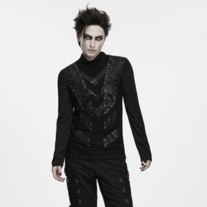 Punk Mock Neck T-Shirt