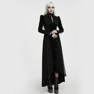 Gothic Vintage Victorian Dress- Black